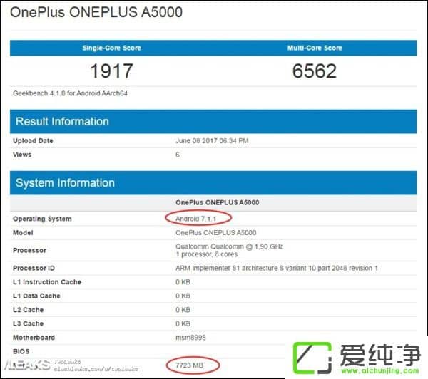 뚢С6һ֙C5 Geekbenchܷ֔(sh)(j)ع