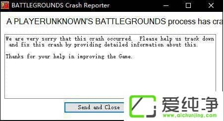 W10\(yn)гu(bo)e(cu)BATTLEGROUNDS Crash Reporterôk