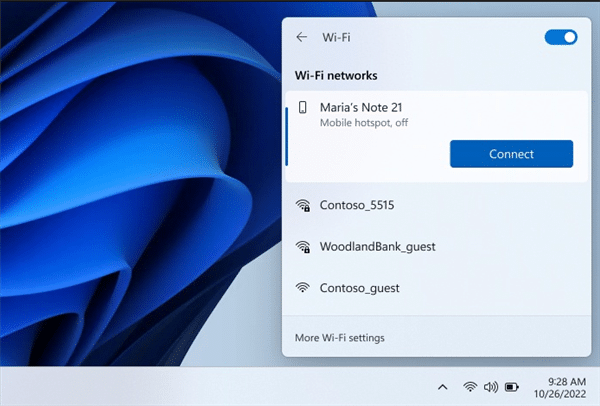 Win11A[¹ܣͨ^Wi-Fiֱ_֙Cc