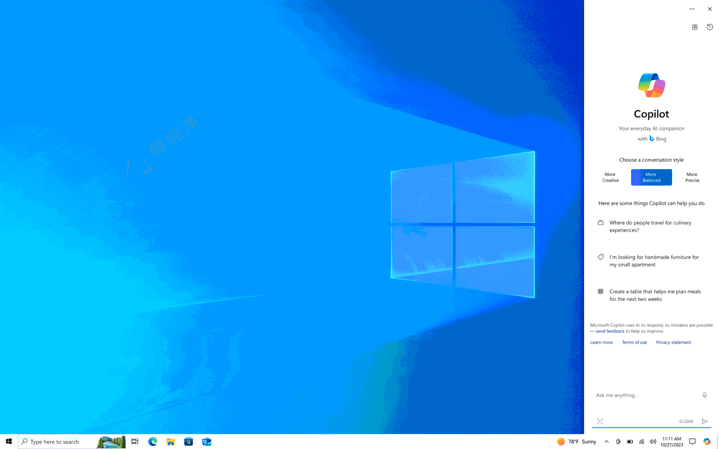 Win10A[汾l(f)19045.3757 Copilot AI 